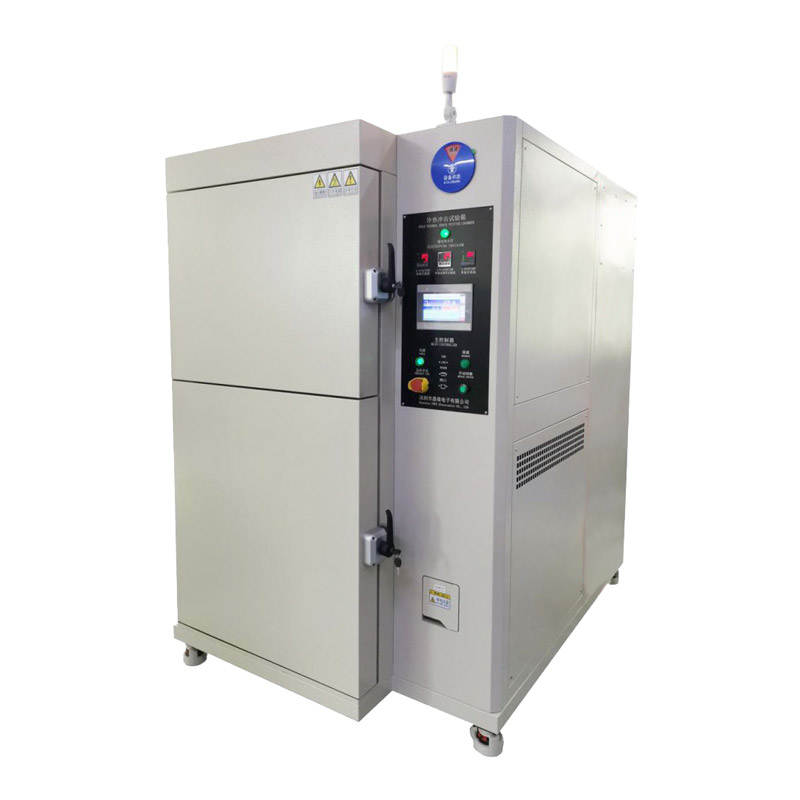 Small size thermal shock test chamber for 2 Temp. zone
